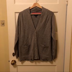 🆕 Soft grey grandpa cardigan - very cozy!